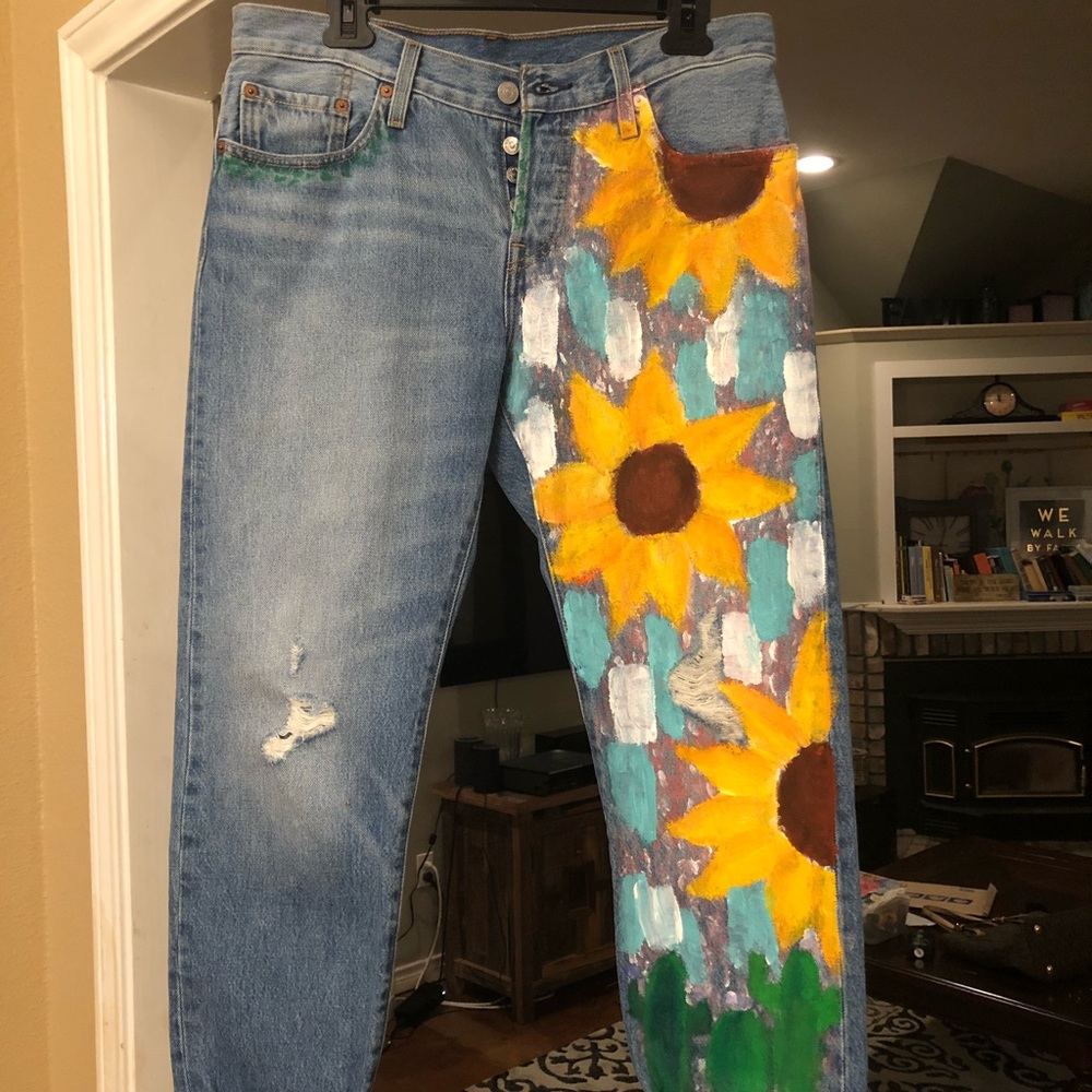 Painted vintage Levi’s